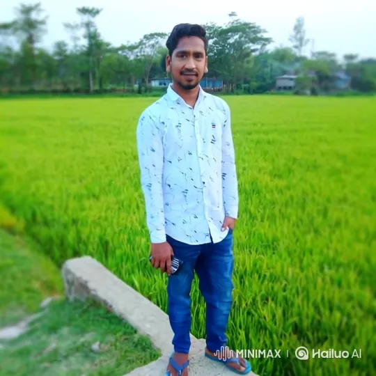 Young Man Prepares to Pilot a Helicopter in a Rice Field – AI Generated Video | Hailuo AI