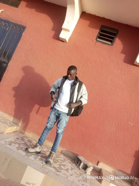 Man Adjusts Jacket in Patio Setting – AI Generated Video | Hailuo AI