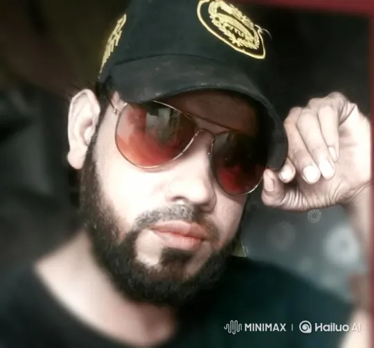Stylized Close-up of a Contemplative Man – AI Generated Video | Hailuo AI