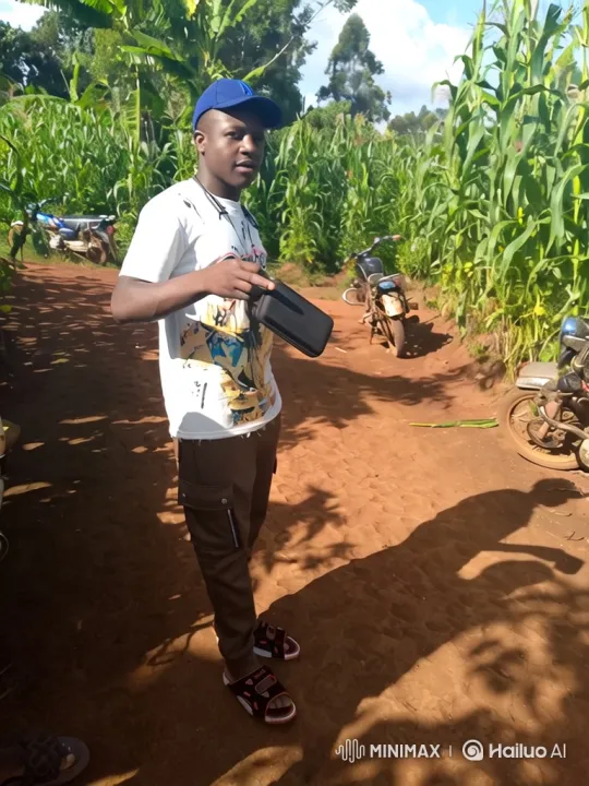 Dynamic Camera Movements Around a Man in Cornfields – AI Generated Video | Hailuo AI