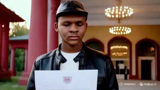 Young Man Delivers Important Letter to Colonial Building – AI Generated Video | Hailuo AI
