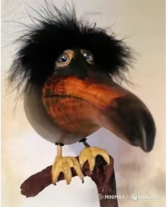 Animated Bird Navigates Alien Invasion Over Cityscape – AI Generated Video | Hailuo AI