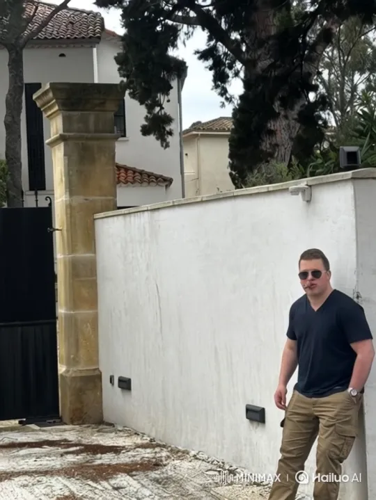 Man Prepares Weapon, Shifts from Relaxed to Alert Stance – AI Generated Video | Hailuo AI