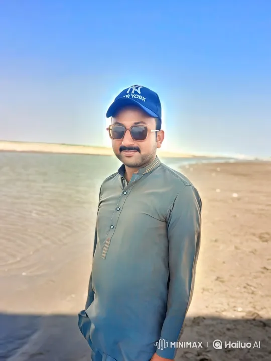 Man enters police car on beach, drives along shore – AI Generated Video | Hailuo AI
