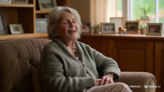 Grandmother in Living Room Instructs Shopping at 'El Rey de Moreno' – AI Generated Video | Hailuo AI