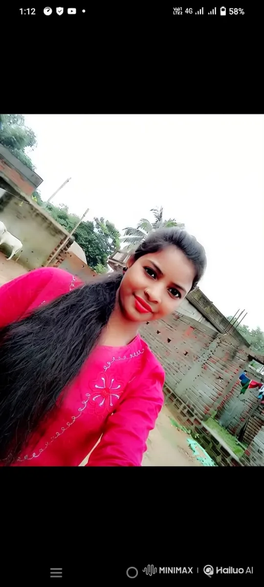 Young Woman Observes Traditional Bullock Cart in Rural Village – AI Generated Video | Hailuo AI