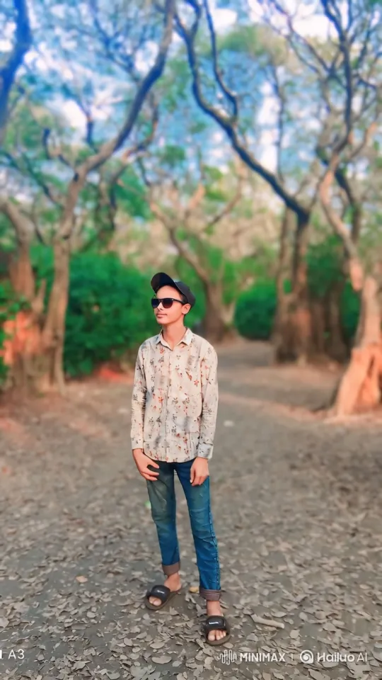 Young Man in Serene Forest Reflecting – AI Generated Video | Hailuo AI