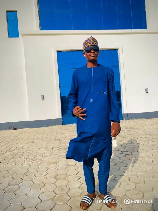 Young Man in Stylish Outfit Stands on Patio – AI Generated Video | Hailuo AI