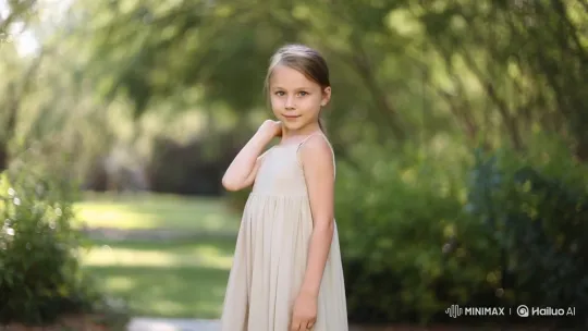 Summer Girl Transforms into Water Dance – AI Generated Video | Hailuo AI