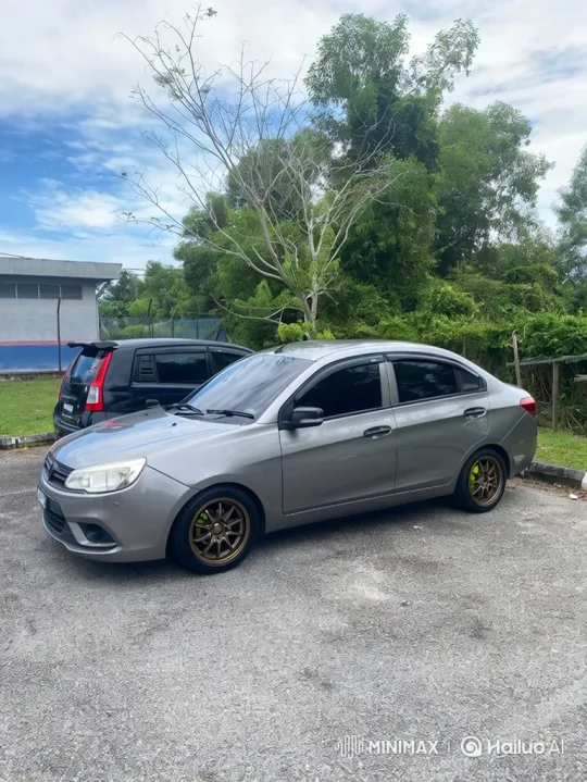 Modified Sedan Demonstrates Air Suspension Lowering – AI Generated Video | Hailuo AI