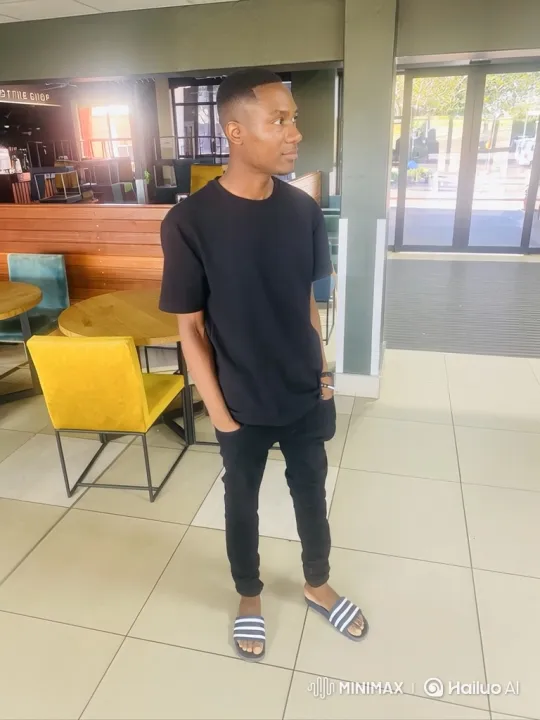 Young Man in Modern Building - Steady Tracking Shot – AI Generated Video | Hailuo AI
