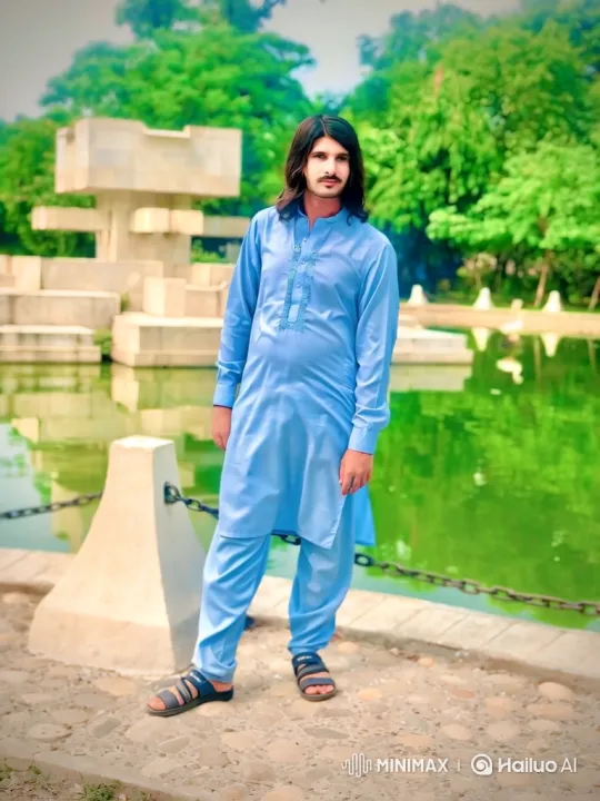 Man in Park: Gentle Breeze and Stillness – AI Generated Video | Hailuo AI
