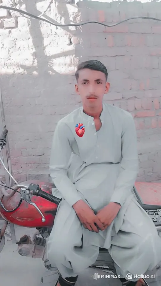 Young Man on Motorcycle: A Graceful Camera Movement Study – AI Generated Video | Hailuo AI