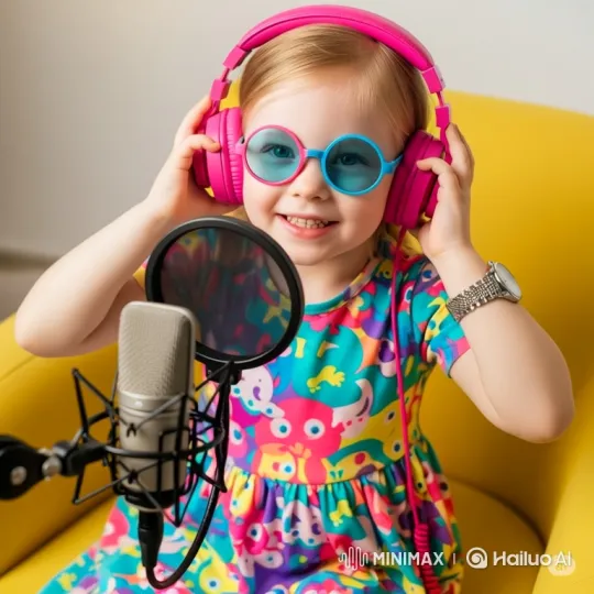 Young Girl Narrates Story with Vibrant Style – AI Generated Video | Hailuo AI