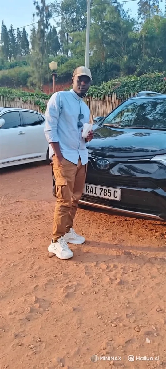 Confident Man Walks Past Truck in Parked Area – AI Generated Video | Hailuo AI