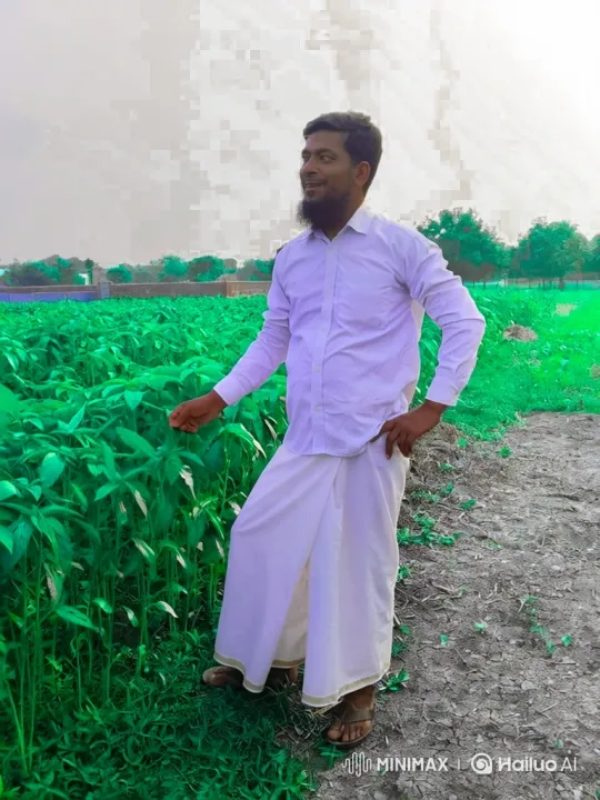 Man Guides Cows Down Village Path – AI Generated Video | Hailuo AI
