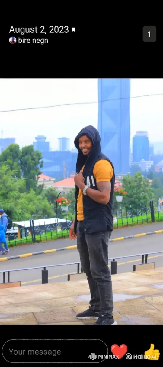 Man in Yellow Tee Enjoys Overlook View – AI Generated Video | Hailuo AI