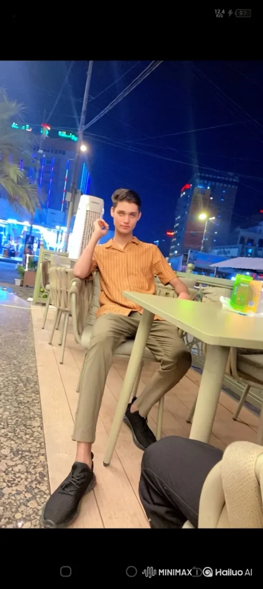 Young Man Drives Lamborghini Veneno in Nighttime Cityscape – AI Generated Video | Hailuo AI