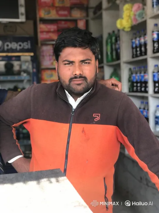 Man in Fleece Jacket at Convenience Store – AI Generated Video | Hailuo AI