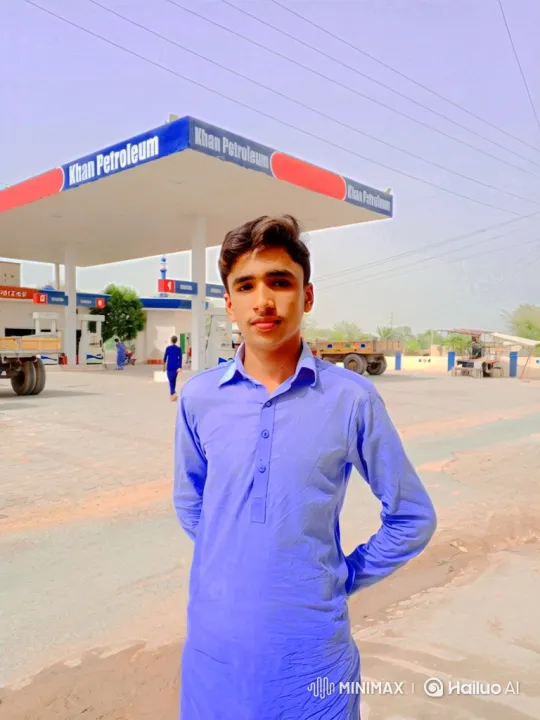 Young Man at Khan Petroleum Gas Station – AI Generated Video | Hailuo AI