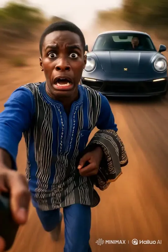 Young Man Boards Porsche, Drives Off Stylishly – AI Generated Video | Hailuo AI