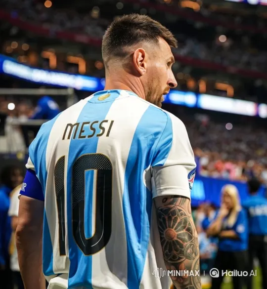 Lionel Messi's Stylish Transition from Stadium to City Life – AI Generated Video | Hailuo AI