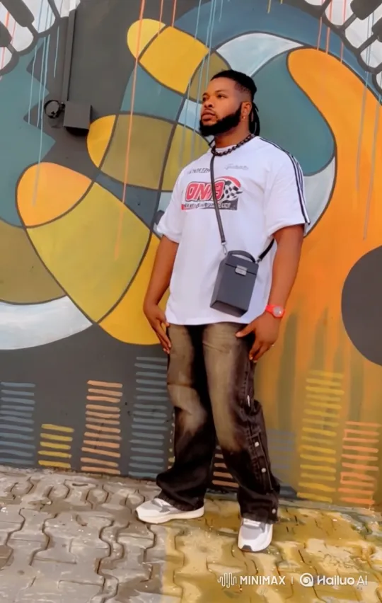 Man Enters Porsche in Front of Graffiti Wall – AI Generated Video | Hailuo AI