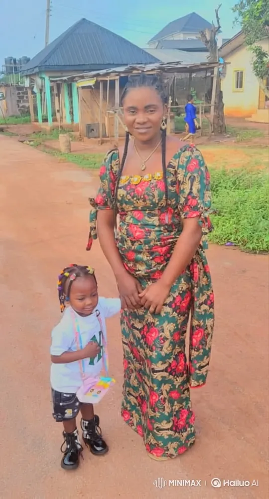 Woman and Child Depart in Car from Village Road – AI Generated Video | Hailuo AI