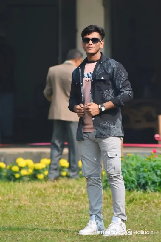 Stylish Man Steps into Porsche Amid City Life – AI Generated Video | Hailuo AI