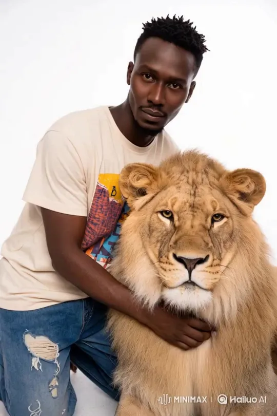 Decorative Lion Placed Beside Me – AI Generated Video | Hailuo AI