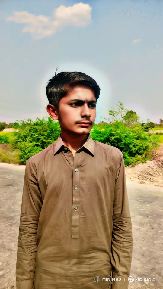 Young Man in Rural Landscape Approaches Lamborghini – AI Generated Video | Hailuo AI