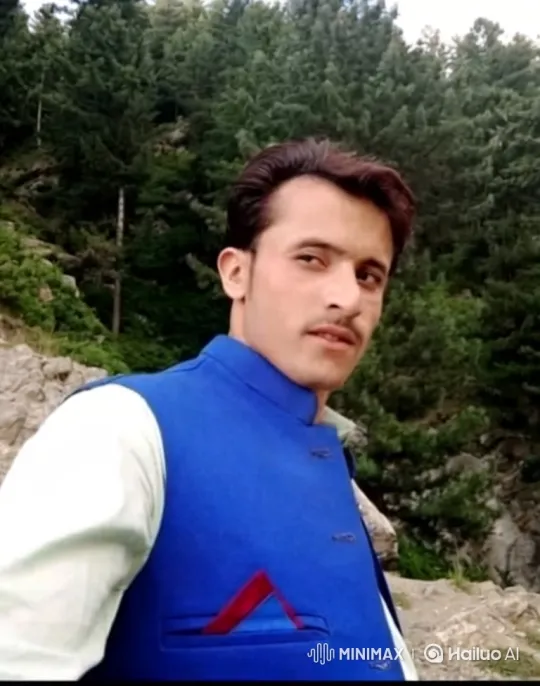 Man in Blue Vest in Tranquil Hillside Panorama – AI Generated Video | Hailuo AI