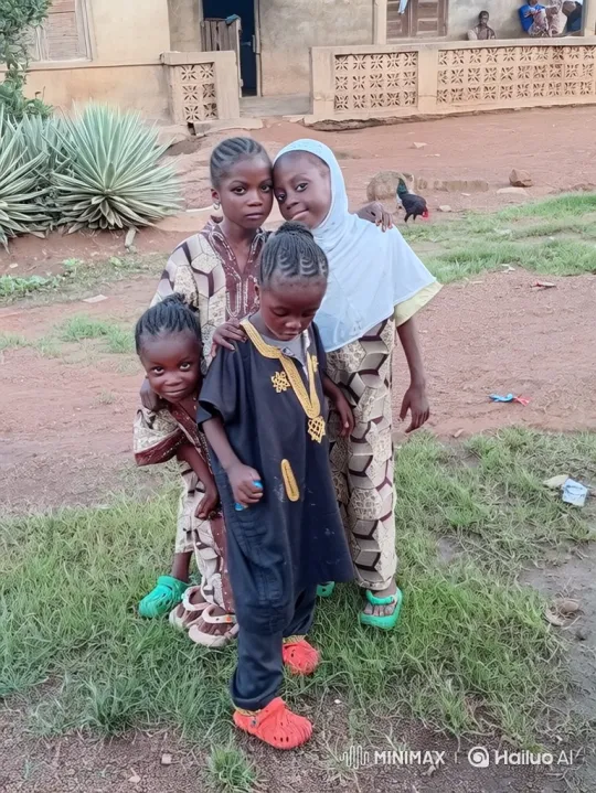 Children Prepare to Depart in Sedan After Outdoor Pose – AI Generated Video | Hailuo AI