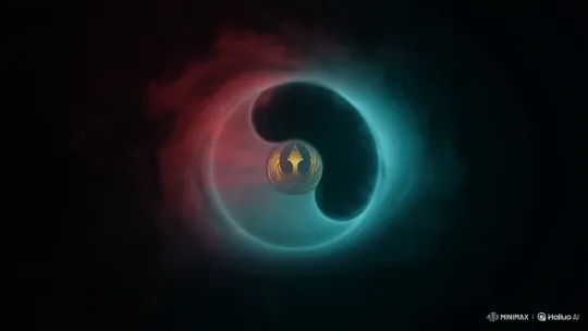 Mystical Yin-Yang with Central Force Emblem Unveiling – AI Generated Video | Hailuo AI