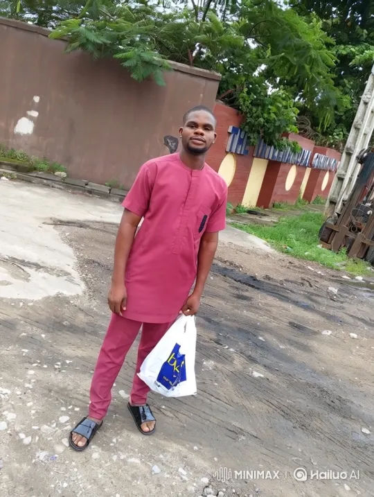 Young Man in Maroon Outfit Enters Car on Paved Area – AI Generated Video | Hailuo AI