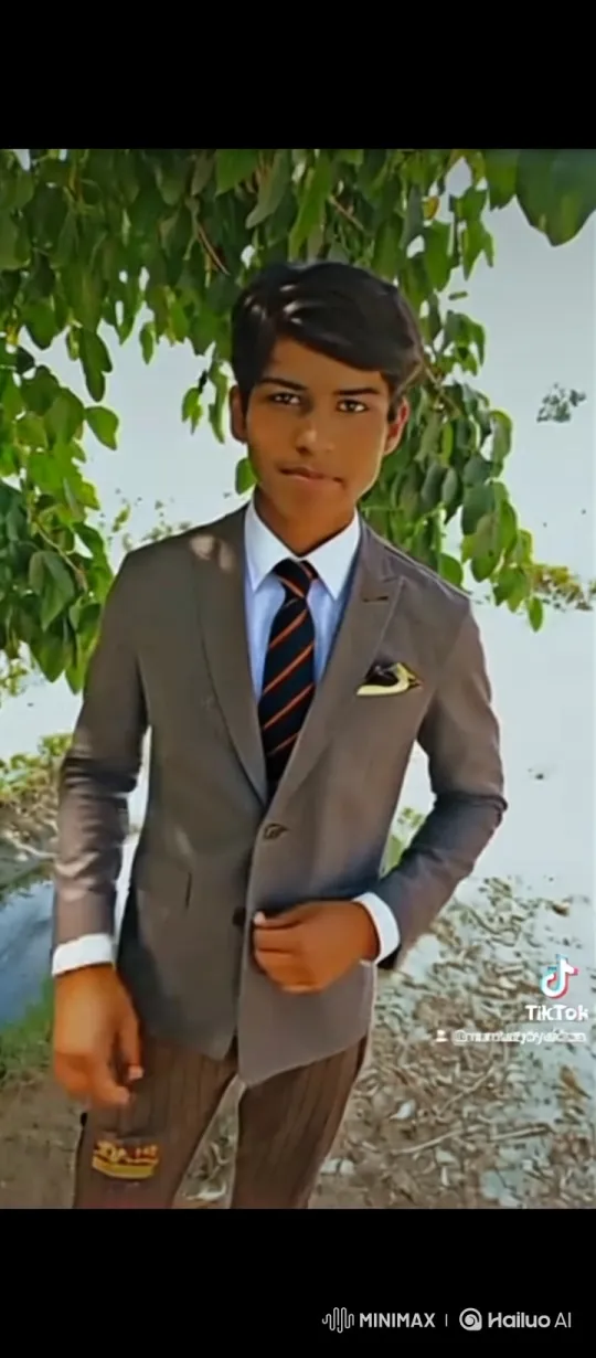 Young Man in Suit Meets Confident Cat – AI Generated Video | Hailuo AI