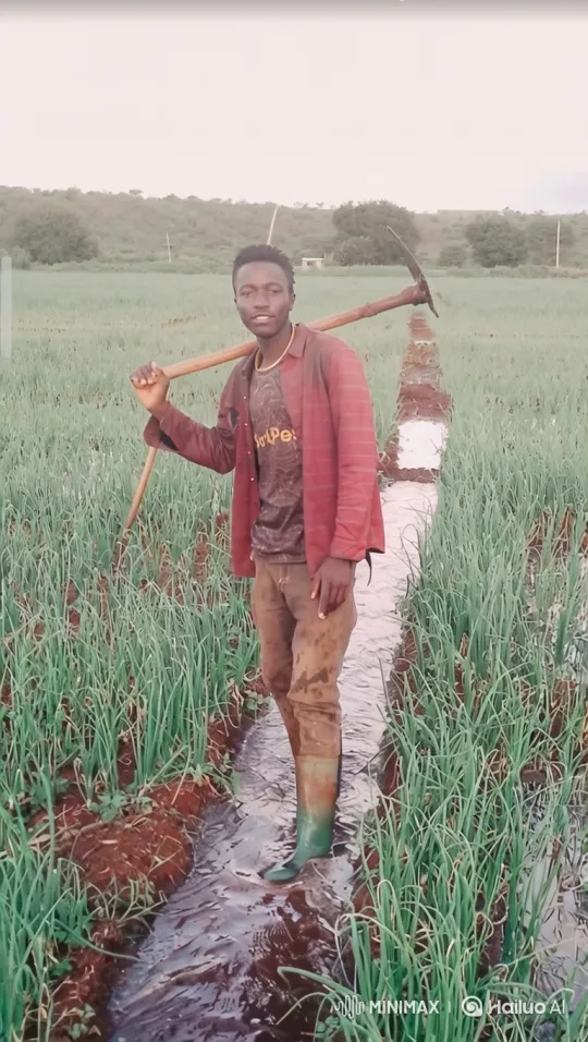 Proud Young Farmer Amidst Flourishing Green Field – AI Generated Video | Hailuo AI