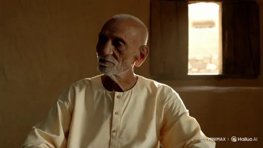 Portrait of Wisdom: Dildar Ali in Sunlit Room – AI Generated Video | Hailuo AI