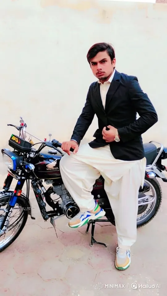 Stylish Man Transitions from Motorcycle to Luxury Car – AI Generated Video | Hailuo AI