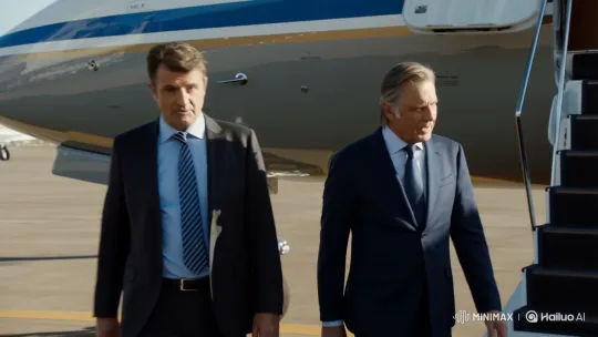 Real Madrid Coach Xabi Alonso and Narrator Board Private Jet – AI Generated Video | Hailuo AI