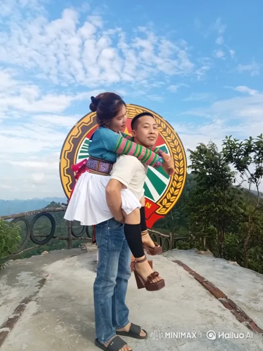 Mountain Viewpoint: A Silent Exchange of Affection – AI Generated Video | Hailuo AI