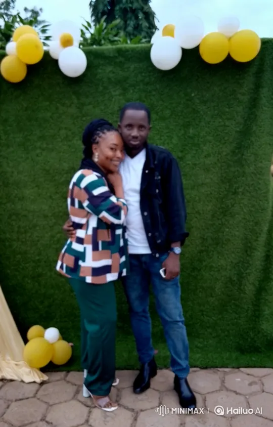 Couples' Intimate Moment on Patio with Balloons – AI Generated Video | Hailuo AI