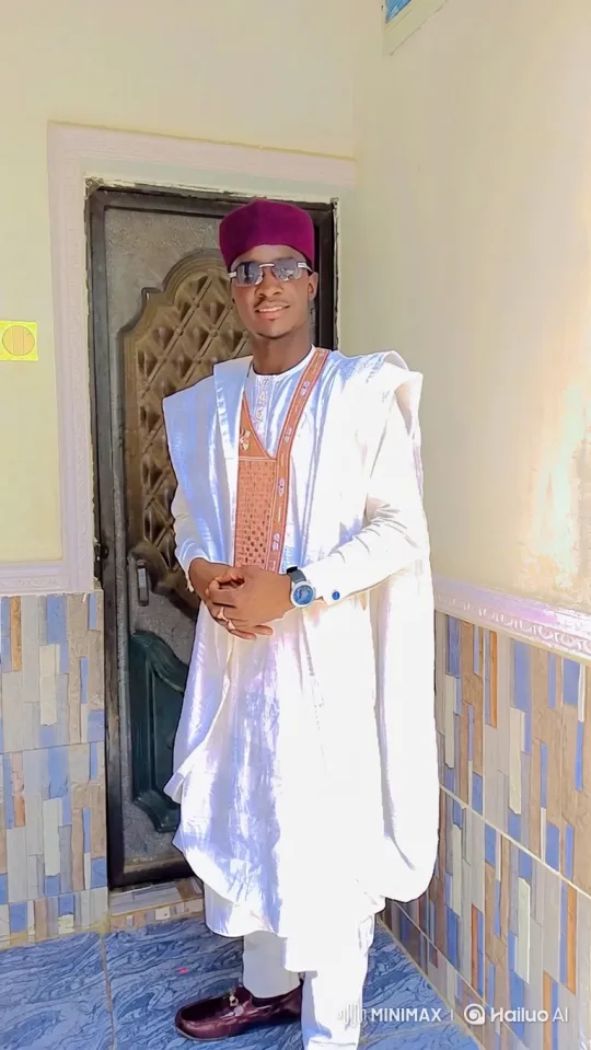 Young Man in Elegant Robe and Cap with Rings, then Drives a Yellow Supercar – AI Generated Video | Hailuo AI
