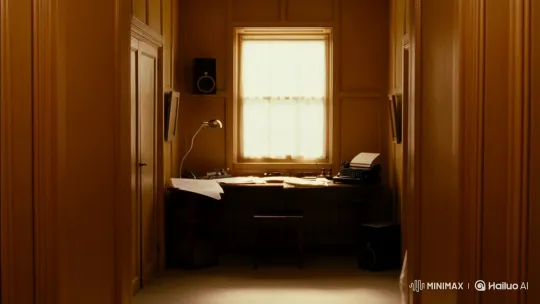 Young Man Prepares in Sunlit Wooden Room – AI Generated Video | Hailuo AI