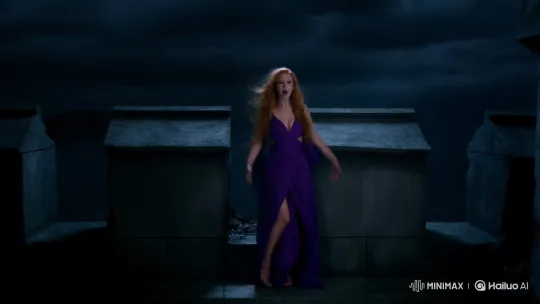 Ginger Goddess Conjures Storm in Revealing Ritual – AI Generated Video | Hailuo AI