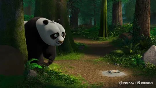 Panda Hallucinates and Faints After Eating Powder – AI Generated Video | Hailuo AI