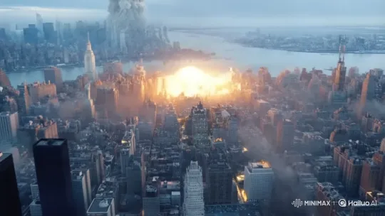 Nuclear Explosion Devastates New York City Skyline – AI Generated Video | Hailuo AI