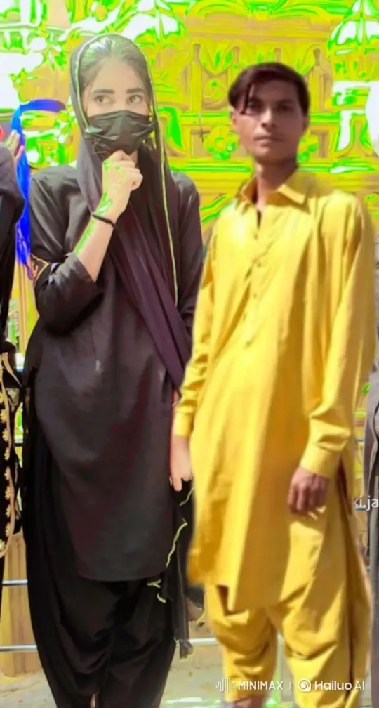 Young Man in Traditional Attire Meets Lamborghini Veneno – AI Generated Video | Hailuo AI