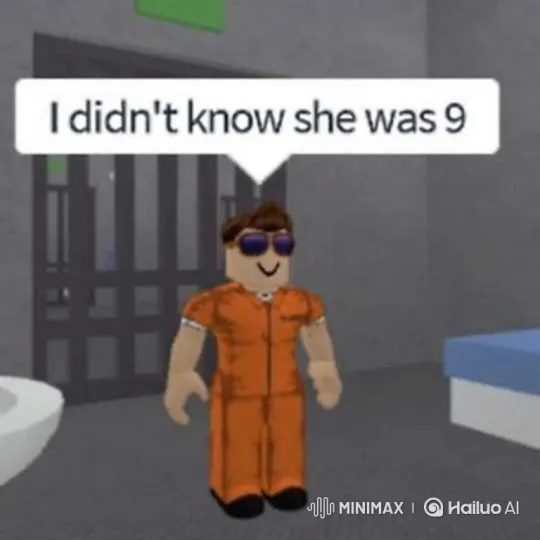 Roblox Character Unexpectedly Explodes in Prison Cell – AI Generated Video | Hailuo AI