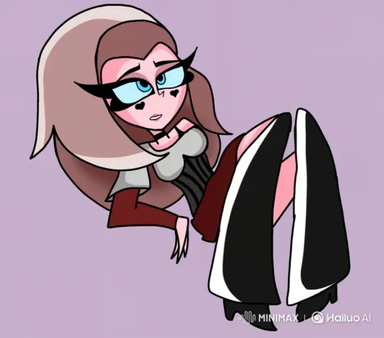 Female Cartoon Character Performs Stylish Dance – AI Generated Video | Hailuo AI